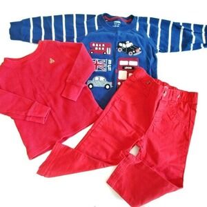 London Outfit Gymboree Gap 24m 18-24m Red Blue